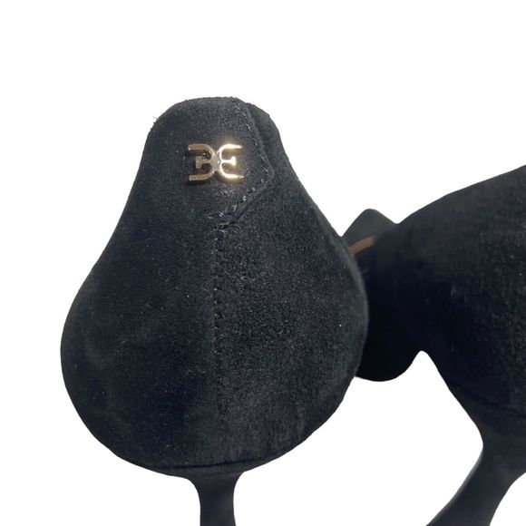 Sam Edelman Black Suede Heels - Picture 7 of 15
